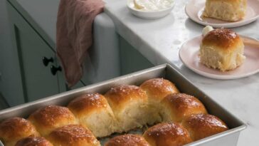 Salted Honey Parker House Rolls