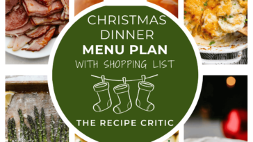 Christmas Dinner Menu Plan | The Recipe Critic