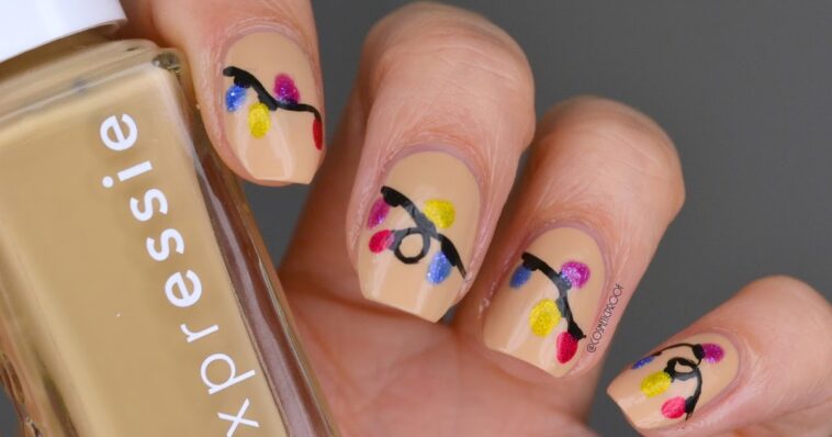 NAILS | Christmas Lights #CBBxManiMonday | Cosmetic Proof