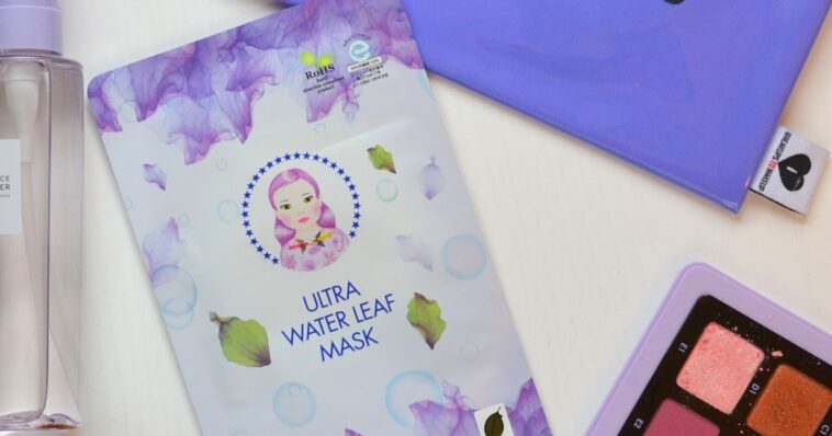 SHEET MASK | A By Bom Ultra Water Leaf Mask | Cosmetic Proof