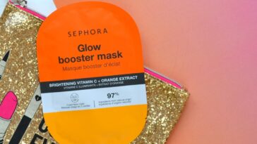 SHEET MASK | Sephora Glow Booster Mask | Cosmetic Proof