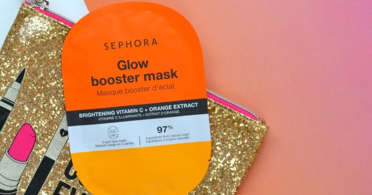 SHEET MASK | Sephora Glow Booster Mask | Cosmetic Proof