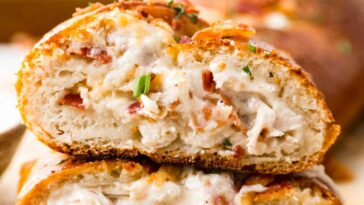 Chicken Bacon Ranch Stromboli | The Recipe Critic
