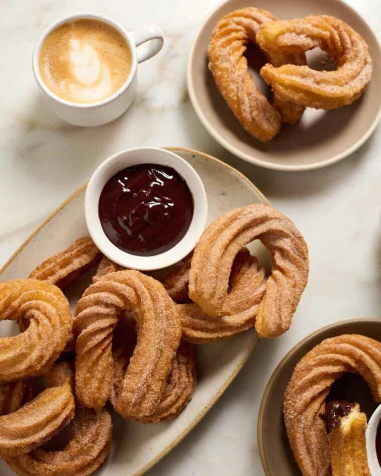 Churros with Chocolate Ganache – A Cozy Kitchen