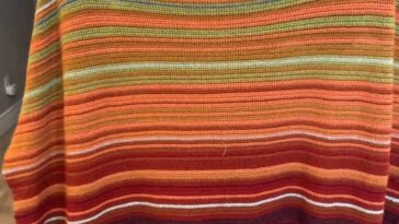 How to Make a Crochet Temperature Blanket