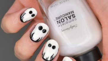 NAILS | Glow-in-the-Dark Ghosts #CBBxManiMonday | Cosmetic Proof