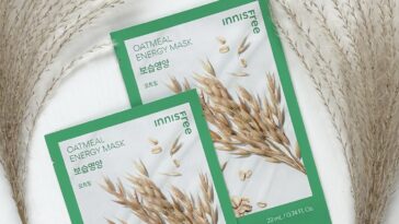 SHEET MASK | Innisfree Oatmeal Energy Mask | Cosmetic Proof