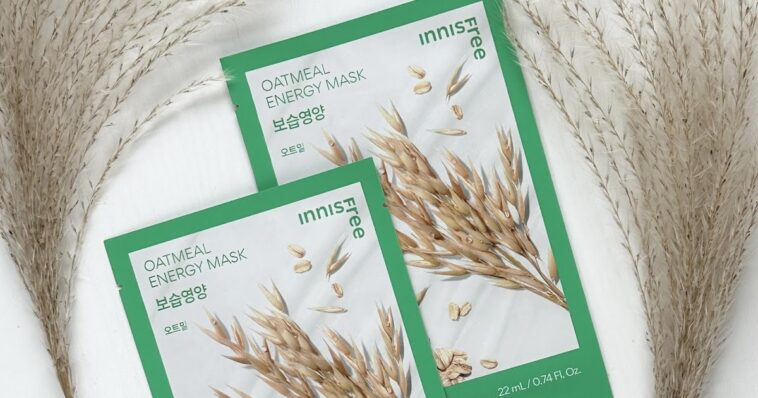 SHEET MASK | Innisfree Oatmeal Energy Mask | Cosmetic Proof