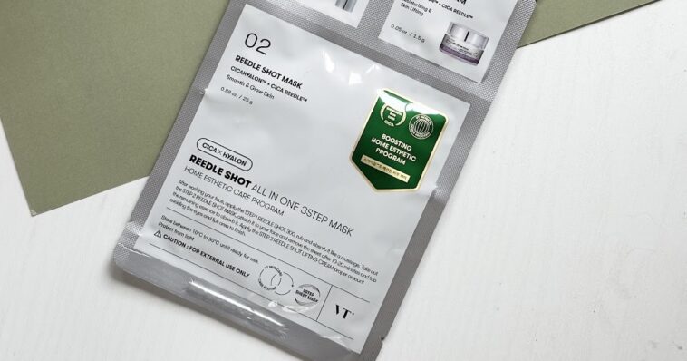 SHEET MASK | VT Cosmetics Reedle Shot All in One 3 Step Mask | Cosmetic Proof