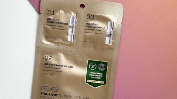 SHEET MASK | VT Cosmetics Vita Light All in One 3 Step Mask | Cosmetic Proof