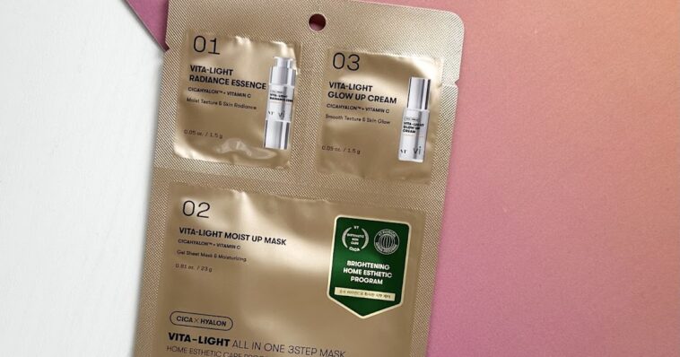 SHEET MASK | VT Cosmetics Vita Light All in One 3 Step Mask | Cosmetic Proof