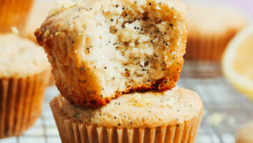 Gluten-Free Lemon Poppy Seed Muffins (Vegan)