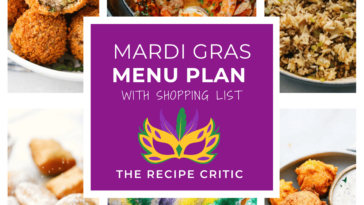 Mardi Gras Menu Plan | The Recipe Critic