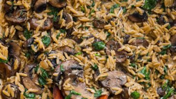 Mushroom Orzo | The Recipe Critic