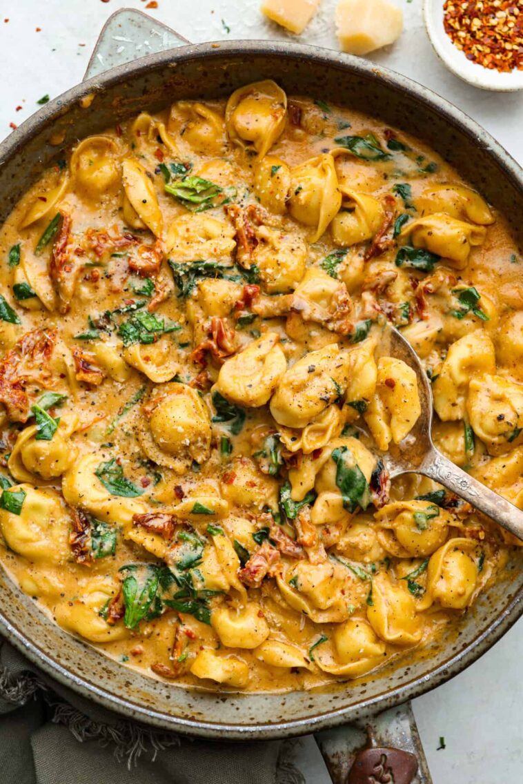 One-Pan Marry Me Tortellini | The Recipe Critic