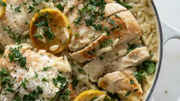 One-Pan Chicken Orzo (The Perfect Weeknight Meal!)