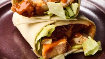 Buffalo Chicken Wrap (Quick and Easy!)