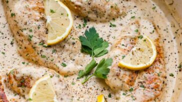 Creamy Lemon Parmesan Chicken Recipe