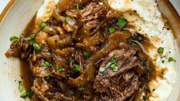 The BEST French Onion Pot Roast Recipe