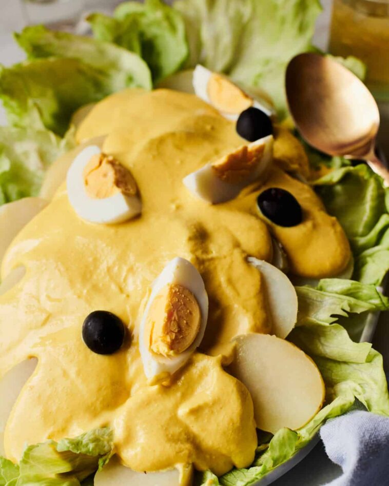 Papa a la Huancaina Peruvian Recipe