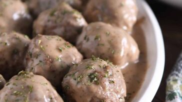 Skillet Swedish Meatballs | Mel’s Kitchen Cafe