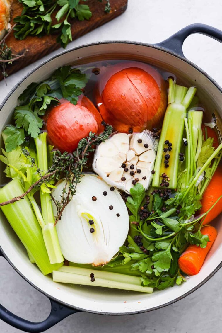 Homemade Vegetable Broth | The Recipe Critic