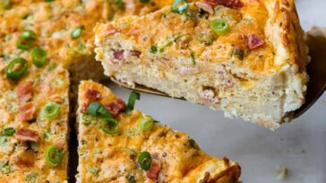 Gluten Free Hash Brown Crust Quiche Recipe