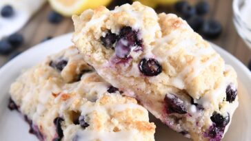 Amazing Lemon Blueberry Scones – Mel’s Kitchen Cafe