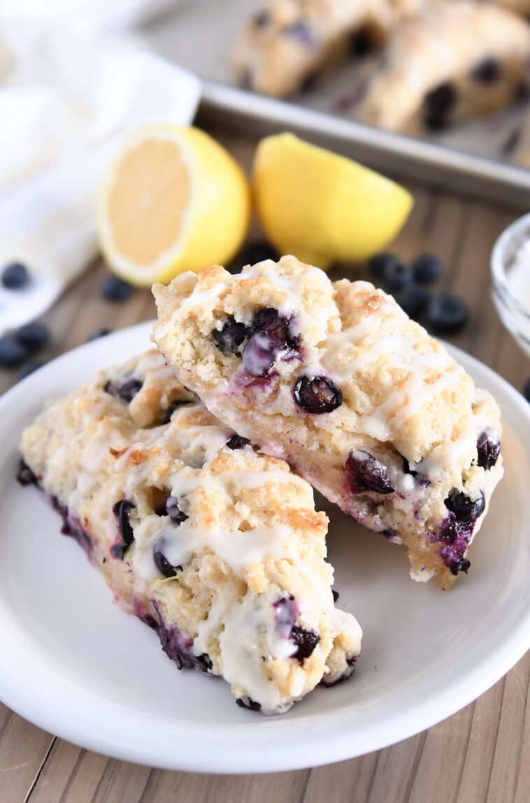 Amazing Lemon Blueberry Scones – Mel’s Kitchen Cafe
