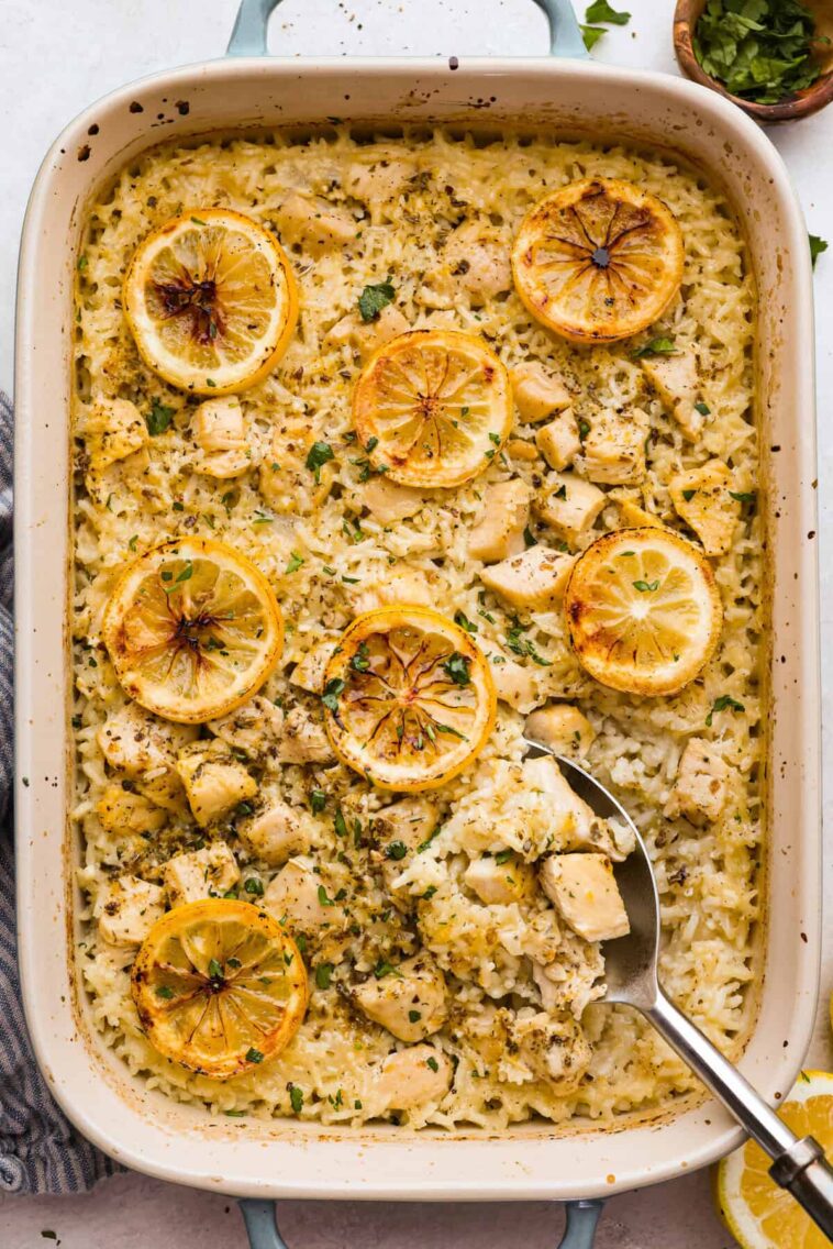 Creamy Lemon Chicken Casserole | The Recipe Critic