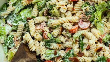 Easy The Best BLT Pasta Salad With Homemade Ranch