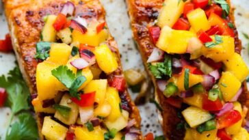 Easy Mango Salsa Salmon | The Recipe Critic