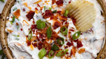 10-Minute Crack Dip Recipe with Bacon, Cheese, and Ranch