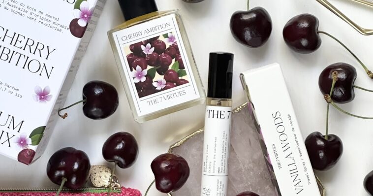 FRAGRANCE | 7 Virtues Vanilla Woods and Cherry Ambition #CanadianJuly | Cosmetic Proof
