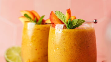 Frozen Peach Daiquiri (2 Ways!)