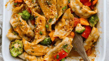 Quick Asian Dumpling Casserole Recipe