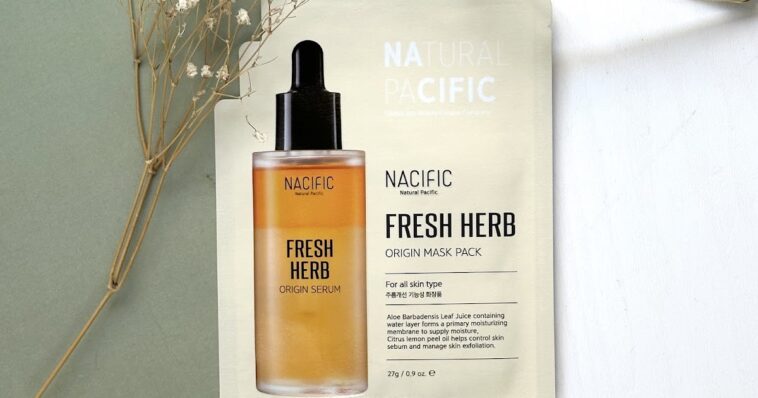 SHEET MASK | Nacific Fresh Herb Origin Mask Pack | Cosmetic Proof