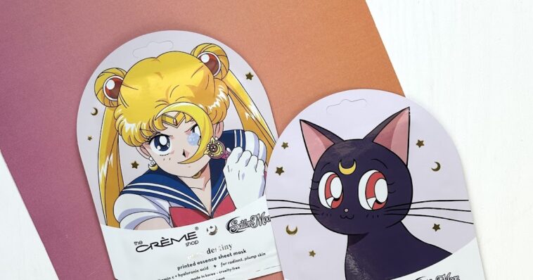 SHEET MASK | The Creme Shop x Pretty Guardian Sailor Moon Pure Destiny and Guardian Charm Masks | Cosmetic Proof