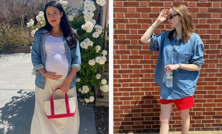Two Summer Pregnancy Wardrobes | Cup of Jo