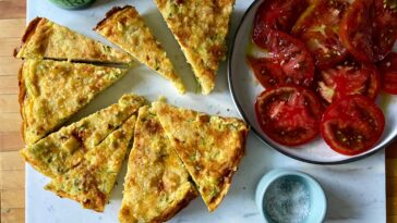 Tortilla Española With Tomato Salad