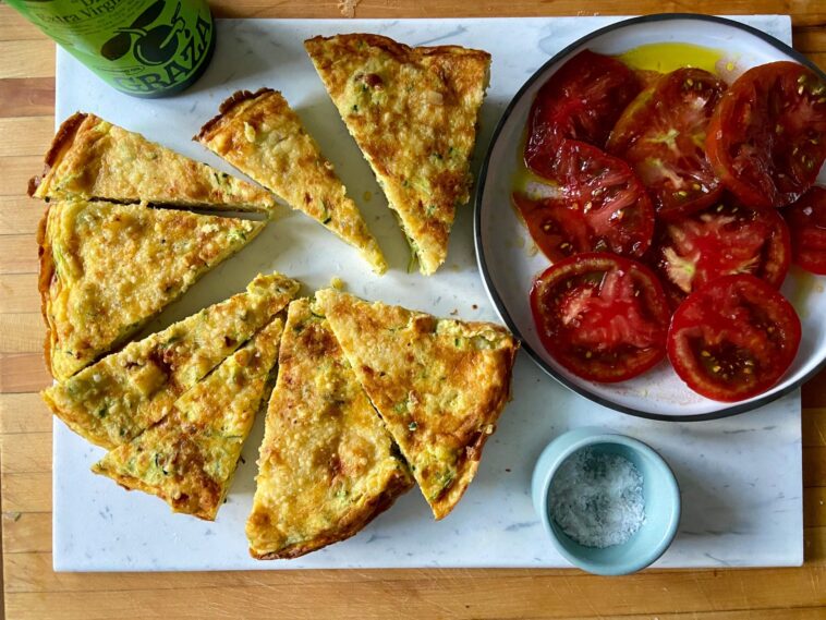 Tortilla Española With Tomato Salad